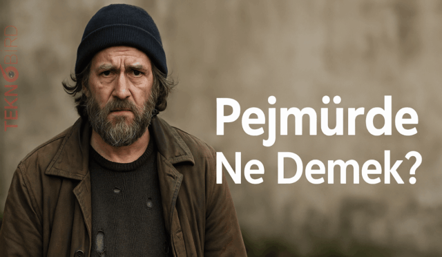 Pejmürde Ne Demek? Anlamı, Kökeni ve Günlük Kullanımı