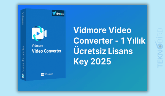 Vidmore Video Converter – 1 Yıllık Ücretsiz Lisans Key 2025