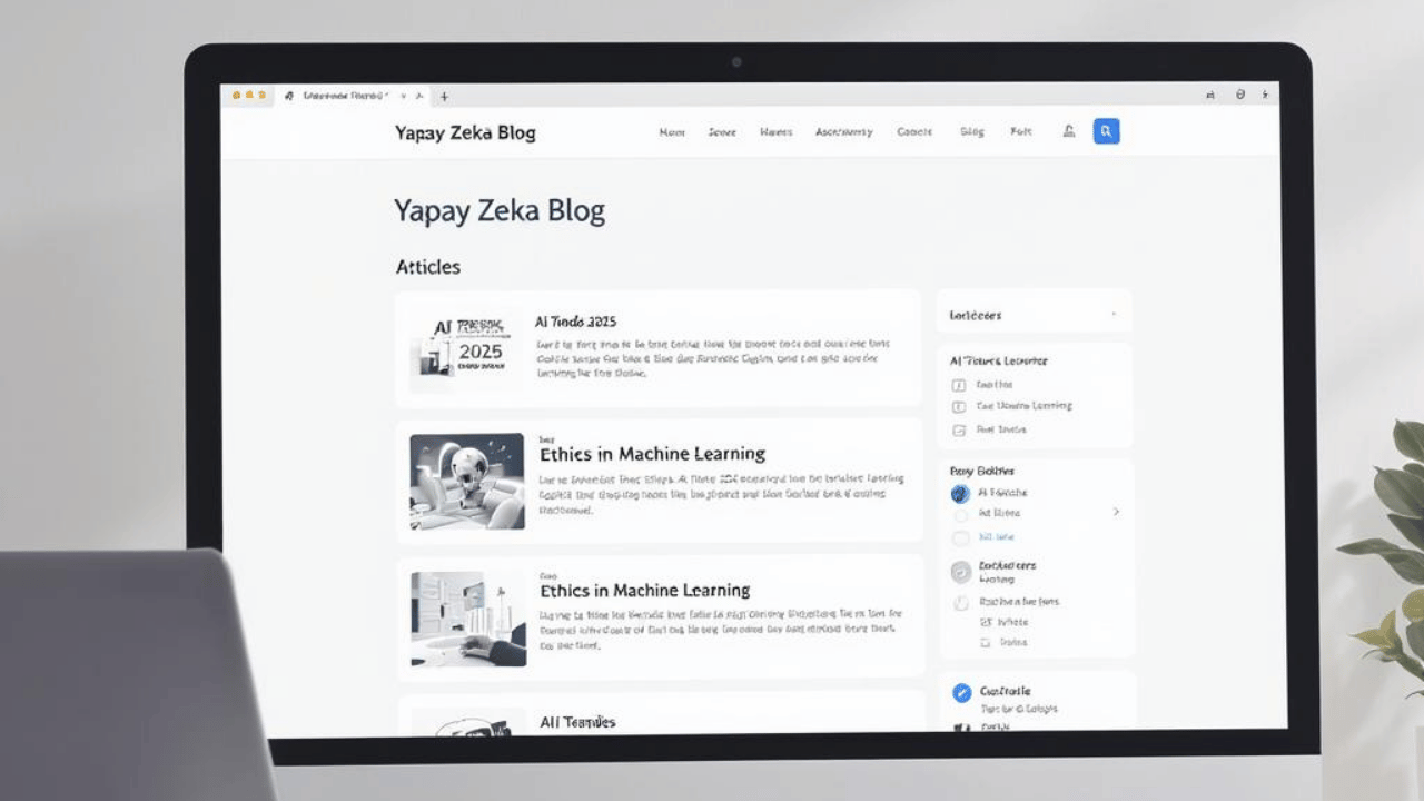 Yapay Zeka Blog Siteleri