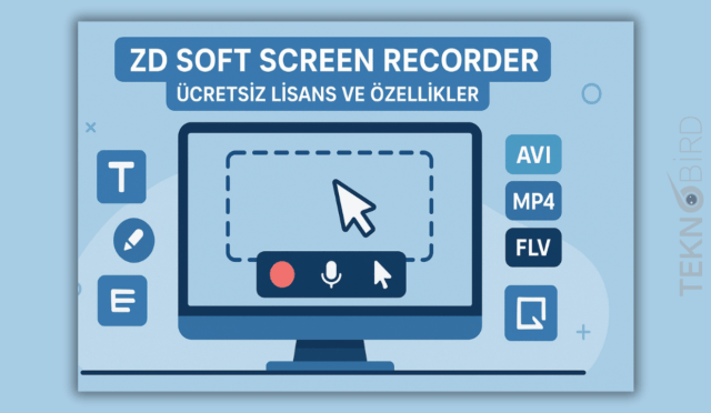 ZD Soft Screen Recorder – Ücretsiz Lisans Key