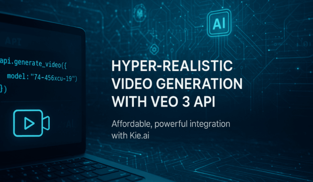 AI Video Entegrasyonunu Kie.ai ile Hızlandırın: Uygun Fiyatlı Veo 3 API Erişimi