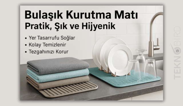 Bulaşık Kurutma Matı: Mutfakta Pratiklik Arayanların Yeni Gözdesi