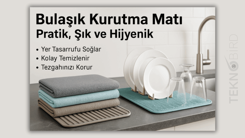 Bulaşık Kurutma Matı: Mutfakta Pratiklik Arayanların Yeni Gözdesi