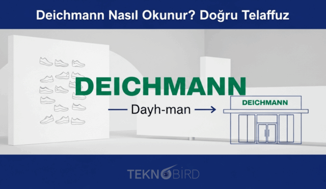 Deichmann Nasıl Okunur? Almanca Bir Markanın Doğru Telaffuzu