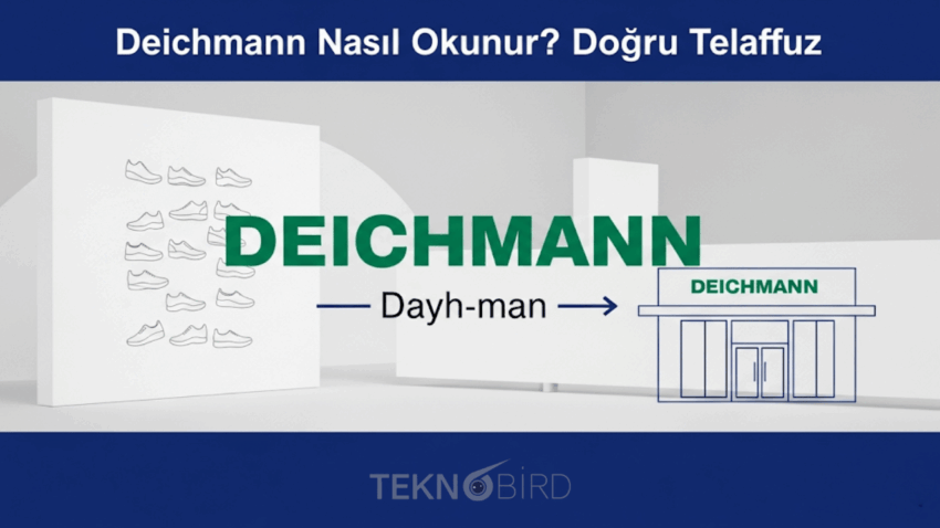 Deichmann Nasıl Okunur? Almanca Bir Markanın Doğru Telaffuzu