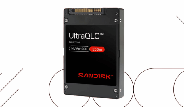 SanDisk, 256 TB Kapasiteli UltraQLC SSD Sürücüsünü Tanıttı