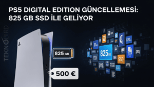 Sony, Daha Küçük SSD’li PlayStation 5 Digital Edition Hazırlıyor