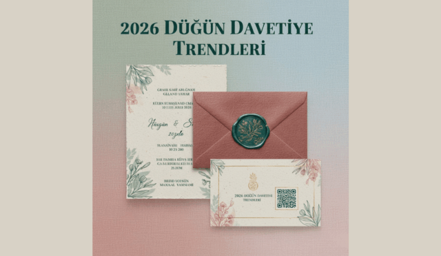 2026 Düğün Sezonuna Damga Vuracak 5 Davetiye Trendi