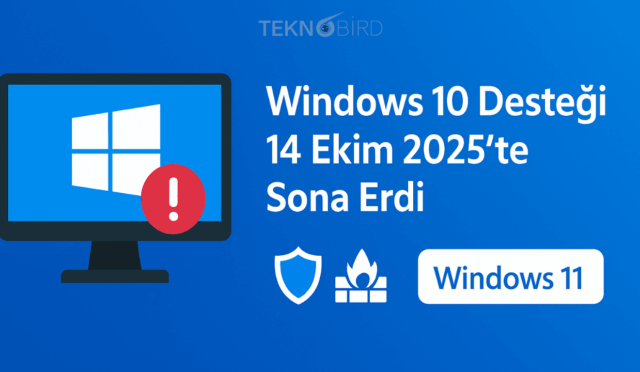 Microsoft, Windows 10 Desteğini Resmen Sona Erdirdi: Artık Güncelleme Yok!