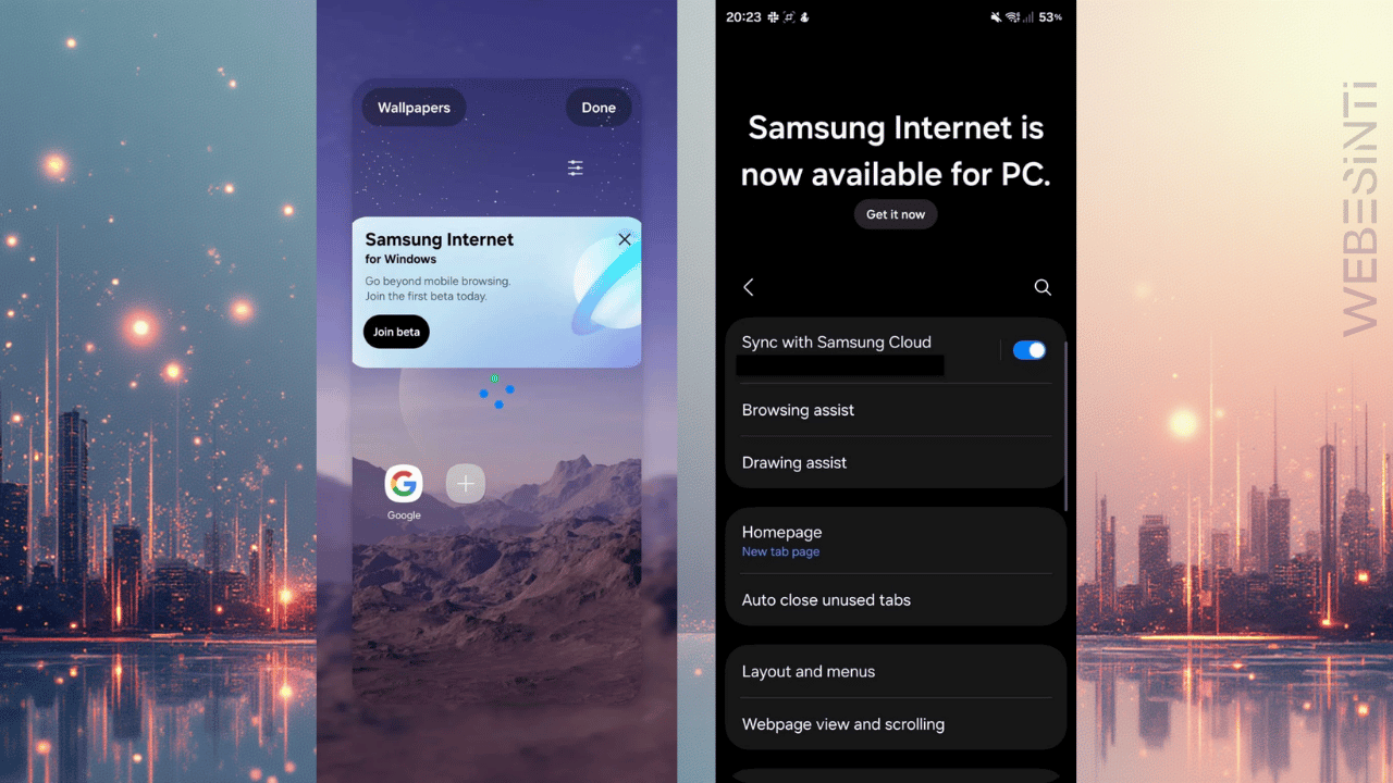 Samsung Internet Windows’a Geri Dönüyor!