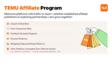 TEMU Affiliate Programı