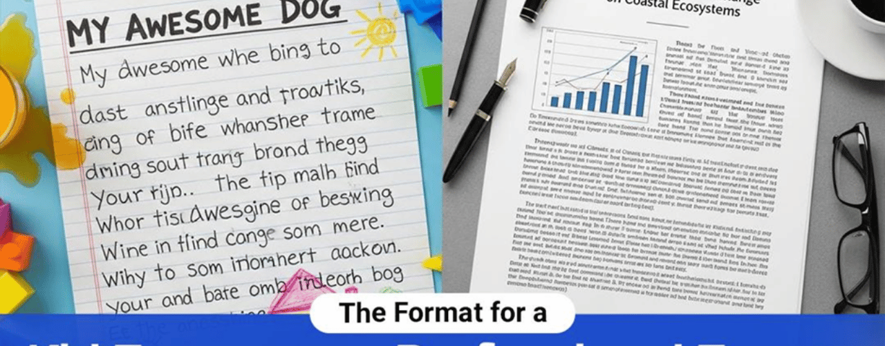 The Format for a Kid Essay vs. a Professional Essay - What's the Difference?