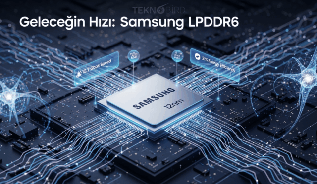 Samsung, Yeni Nesil LPDDR6 Mobil Belleği Tanıttı