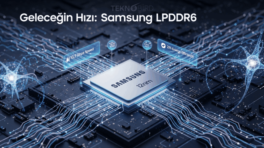 Samsung, Yeni Nesil LPDDR6 Mobil Belleği Tanıttı