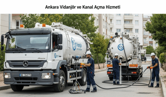 ANKARA VİDANJÖR, KANAL AÇMA VE GİDER AÇMA HİZMETLERİ