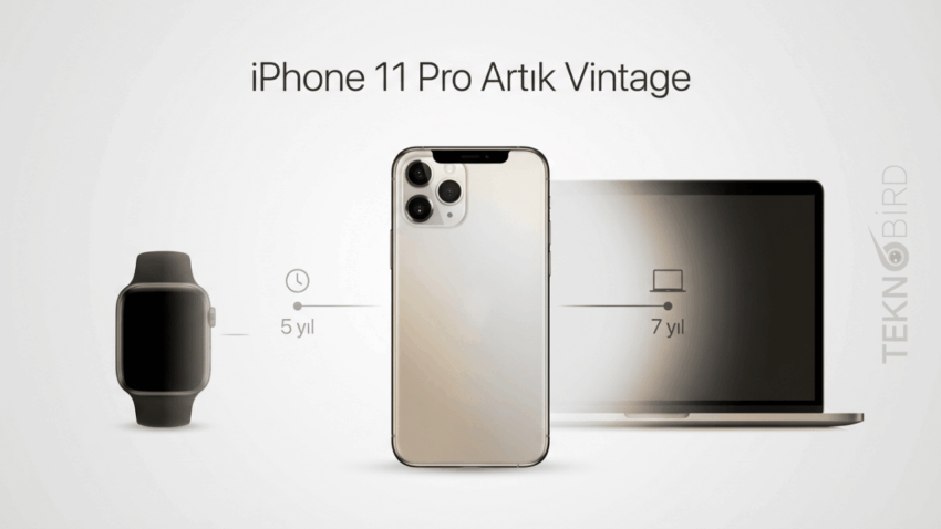 Apple, iPhone 11 Pro’yu Resmen Vintage Cihazlar Listesine Ekledi