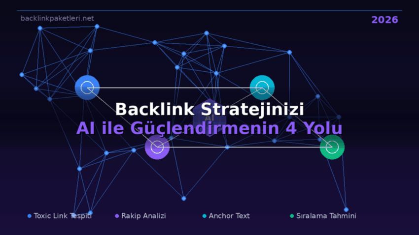Backlink Stratejinizi AI ile Güçlendirmenin 4 Yolu