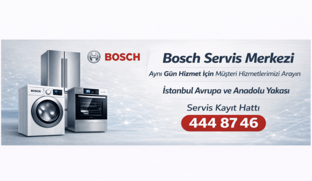İstanbul'da Bosch Beyaz Eşya Arızalarına Hızlı Çözüm