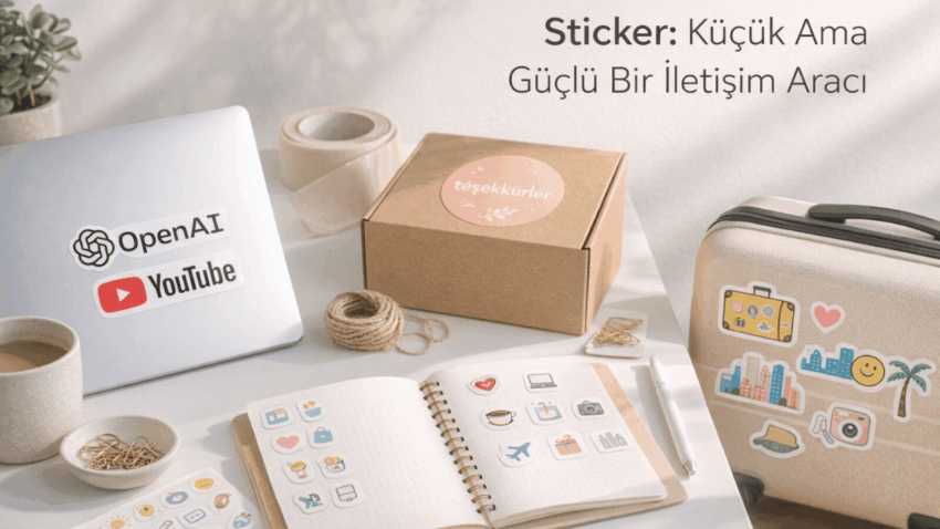 Sticker Kullanım Alanları: Günlük Hayattan Markalaşmaya En Etkili Uygulamalar