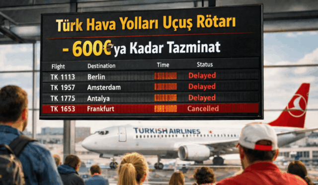 Voos - 600€'a Kadar Uçak Rötar Tazminatı