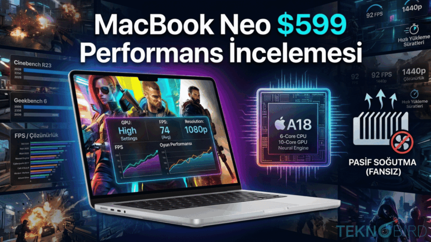 $599 Fiyatlı MacBook Neo Oyun Testlerinde Performansıyla Şaşırttı