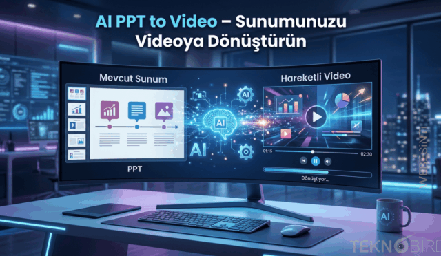 AI PPT to Video Nedir? Sunumları Videoya Dönüştürmenin En Kolay Yolu