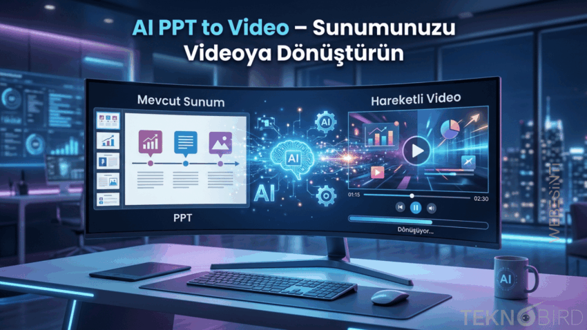 AI PPT to Video Nedir? Sunumları Videoya Dönüştürmenin En Kolay Yolu