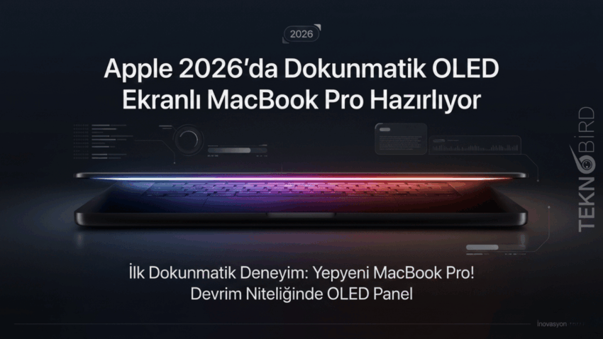 Apple 2026’da Dokunmatik OLED Ekranlı MacBook Pro Hazırlıyor