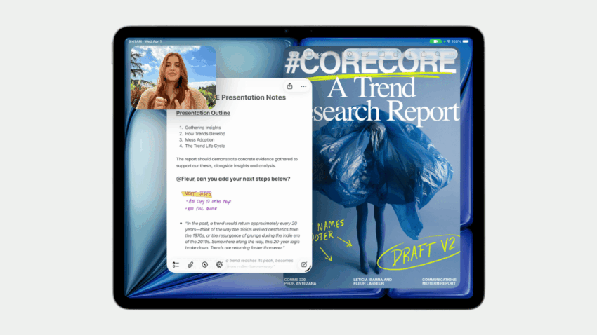 Apple Yeni iPad Air’i Tanıttı: M4 Çip, Wi-Fi 7 ve 12 GB RAM