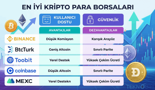 En İyi Kripto Para Borsaları 2026