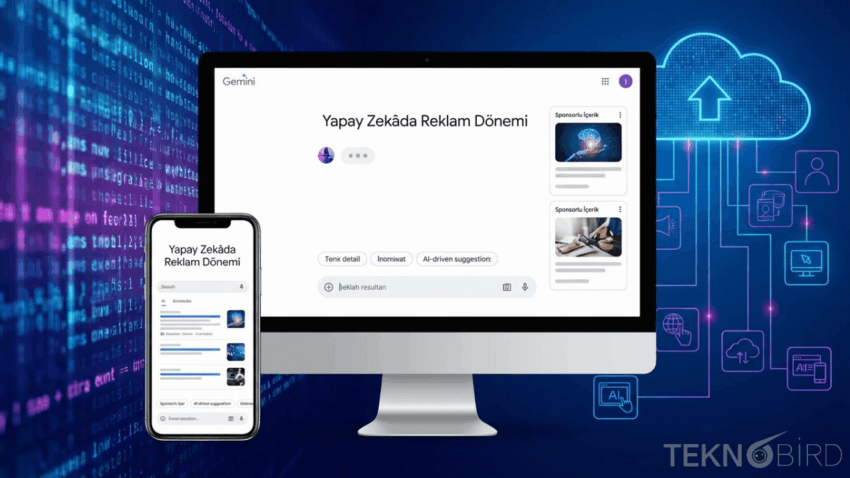 Google Gemini’ye Reklam Gelebilir: Şirket Yapay Zekâ İçin Yeni Gelir Modeli Arıyor