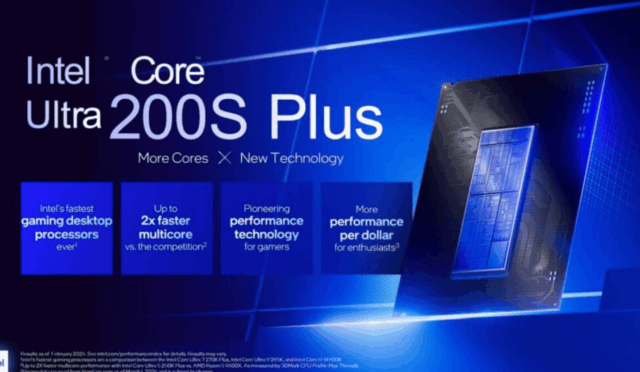 Intel Core Ultra 200S Plus Tanıtıldı: Oyunlarda %15’e Kadar Daha Yüksek Performans