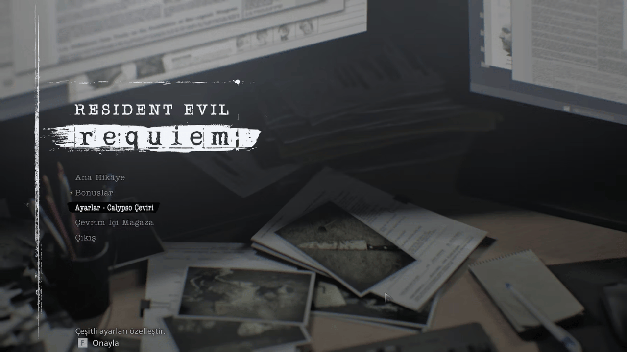 Resident Evil Requiem Türkçe Yama Oyun Ekran Görüntüsü