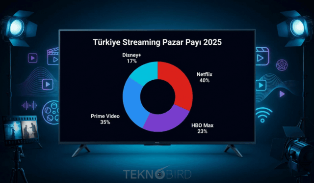 Türkiye’de Streaming Pazarı 2025’te Nasıl Değişti? Netflix ve HBO Max Zirvede, Disney+ En Hızlı Büyüyen Platform Oldu