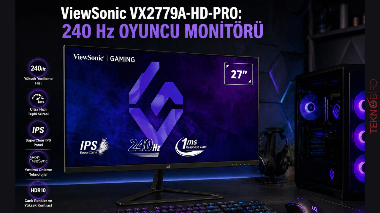 ViewSonic VX2779A-HD-PRO: 240 Hz oyuncu monitörü
