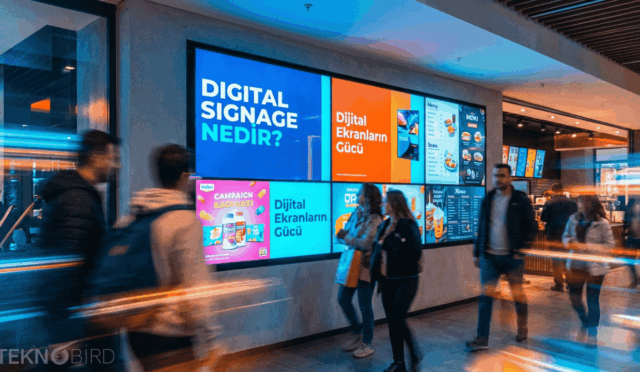 Dijital Tabelalar Sessizce Hayatımızı Nasıl Değiştiriyor? İşte “Digital Signage” Gerçeği