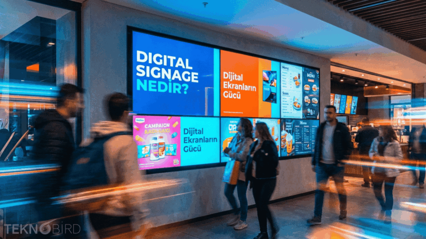 Dijital Tabelalar Sessizce Hayatımızı Nasıl Değiştiriyor? İşte “Digital Signage” Gerçeği