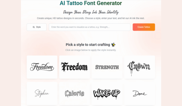 Ghost Ink Aesthetics: Selecting High-Definition Scripts in a Tattoo Font Generator for White Ink Tattoos