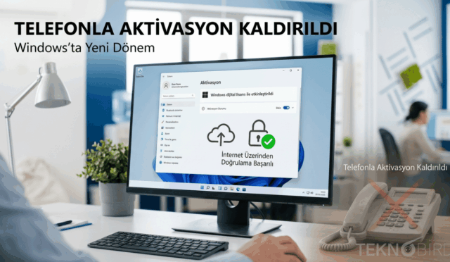 Microsoft, Windows Telefon Aktivasyonunu Resmen Kaldırdı