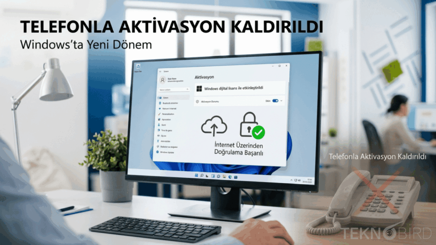 Microsoft, Windows Telefon Aktivasyonunu Resmen Kaldırdı