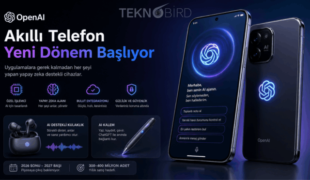 OpenAI’dan Büyük Hamle: iPhone’a Rakip Akıllı Telefon Geliyor mu?