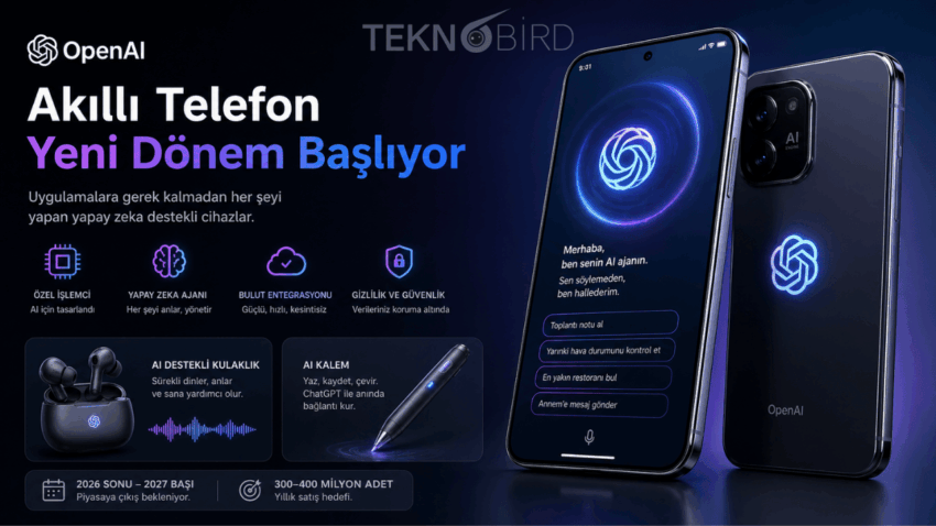 OpenAI’dan Büyük Hamle: iPhone’a Rakip Akıllı Telefon Geliyor mu?