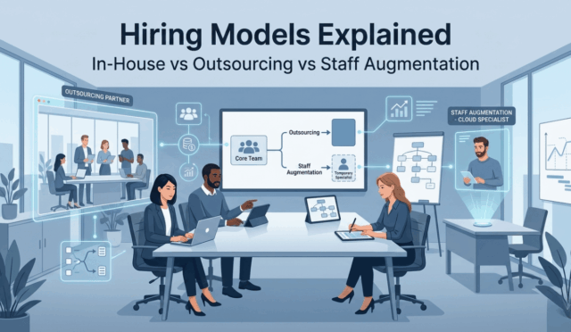 Staff Augmentation Company for CTOs: Comparing Outsourcing vs In-House Hiring