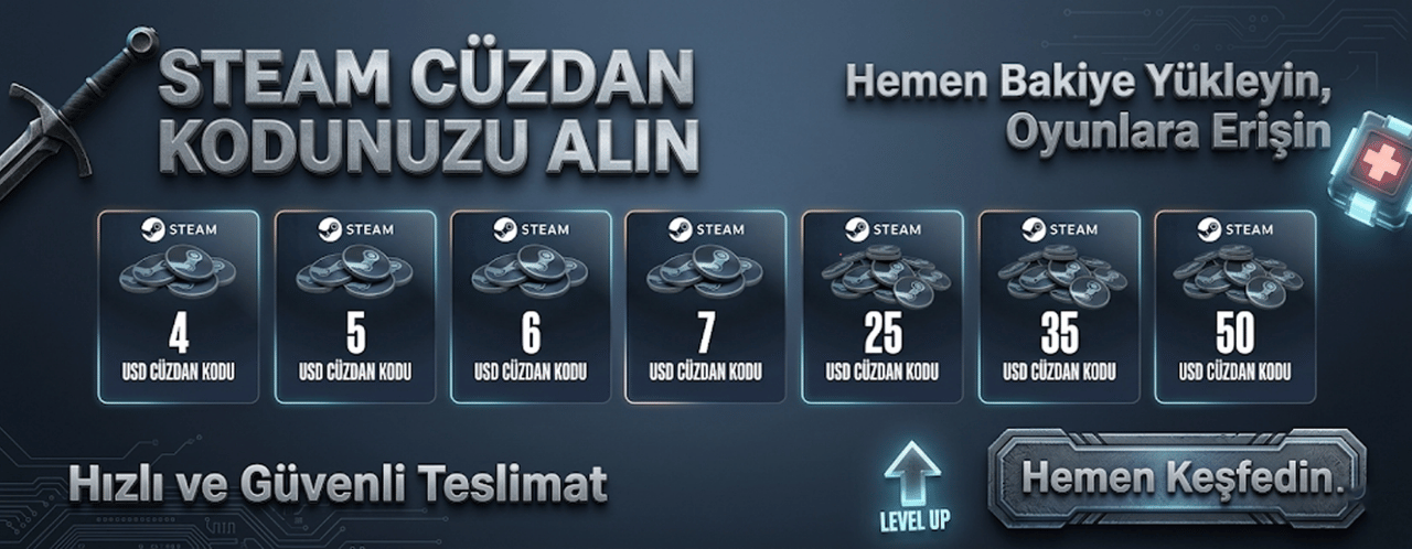 Steam Cüzdan Kodu Satın Al