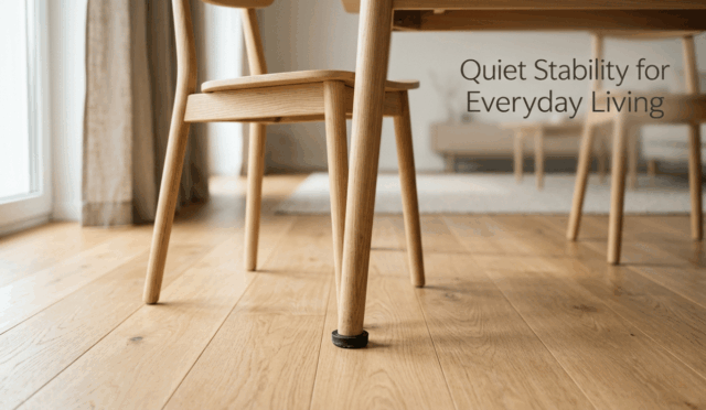 The Quiet Fix Underneath Everything: Why Rubber Feet Matter More Than You Notice