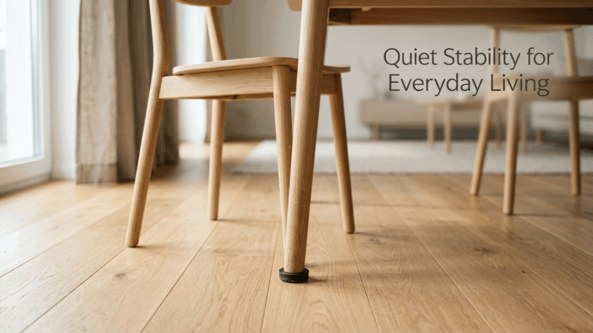 The Quiet Fix Underneath Everything: Why Rubber Feet Matter More Than You Notice