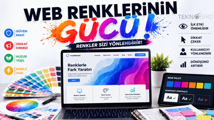 Web Renkleri: Doğru Seçimle Ziyaretçiyi Etkilemenin Sırrı