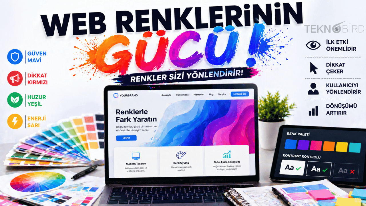 Web Renkleri: Doğru Seçimle Ziyaretçiyi Etkilemenin Sırrı