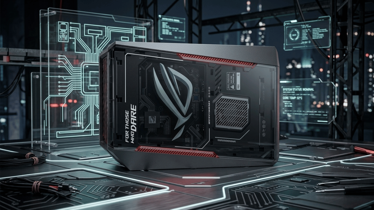 ROG NUC 16 2026 yan görünüm 📸