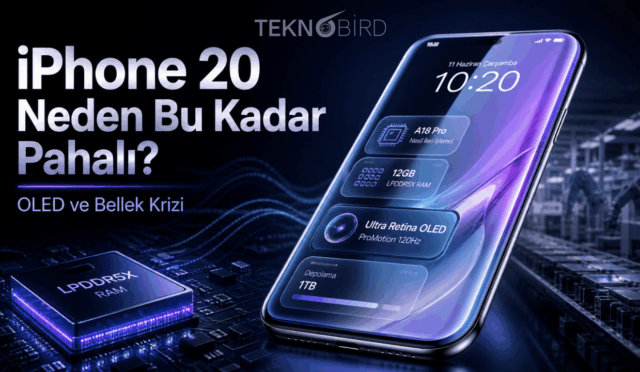 iPhone 20 Fiyatı Uçabilir! Bellek Krizi ve OLED Ekran Her Şeyi Değiştiriyor